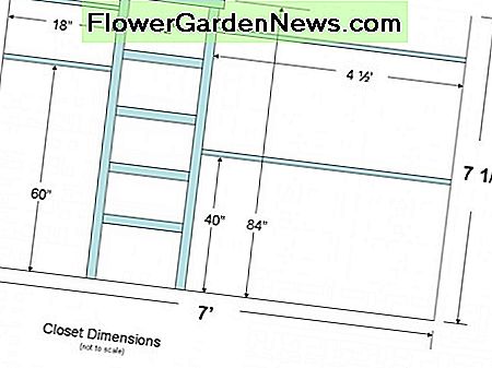 Wandschrank Organizer Diagramm Closet Organizer Diagram