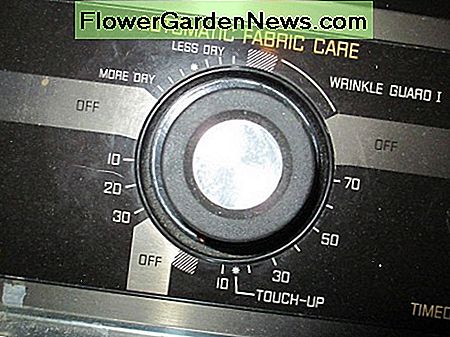 Trocknereinstellungen Wählen Sie Dryer Settings Dial