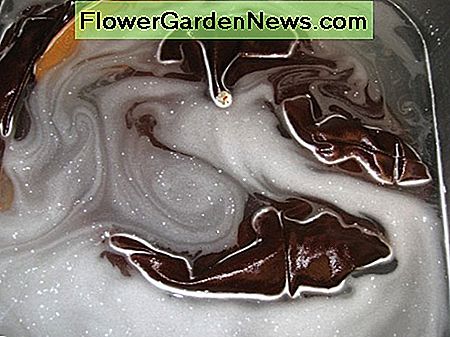 Bruk pulverisert oksygenblekemiddel til å suge klær som er berørt av blekkfarge. Use powdered oxygen bleach to soak garments affected by laundry color bleed.