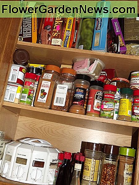Eine von vielen Kleinigkeiten Gewürzschränke. One of many odds and ends spice cabinets.