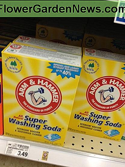 3 ปอนด์ 7oz กล่องของ Arm & Hammer Washing Soda บนชั้นวางของที่ Kroger ในพื้นที่ของเรา A 3lb. 7oz. box of Arm & Hammer Washing Soda on the shelf at our local Kroger.