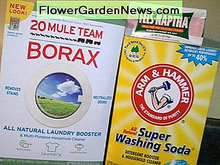 Alles was Sie brauchen, um selbst gemachtes Waschmittel zu machen. All you need to make homemade laundry detergent.