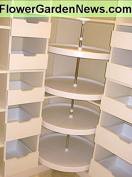 Lazy Susan in Closet Lazy Susan in Closet