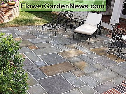 Gemusterte Beton Terrasse Patterned Concrete Patio