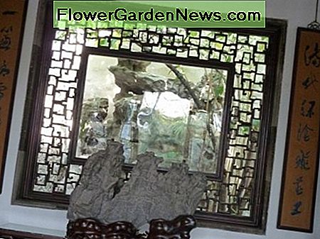 Chinesisches Gartenfenstergitter Chinese garden window lattice