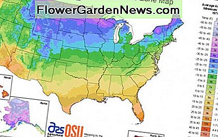 Mapa strefy s艂abo艣ci ro艣lin USDA USDA Plant Hardiness Zone Map
