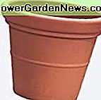 Akro-Mils TEA25000E35 Jardinière ronde en terrazzo avec bordure massive, terre cuite, 24 po