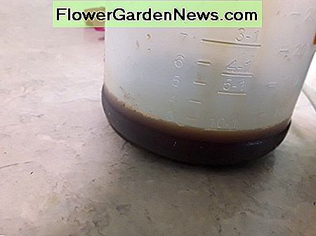 Füllen Sie es bis zur 10: 1-Linie mit Garten Probiotika. Fill it up to the 10:1 line with garden probiotics.