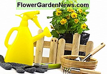 Denken Sie daran, dass Gartenbedarf kann auch gefährlich sein. Halten Sie Werkzeuge und Chemikalien fern. Remember that gardening supplies can be dangerous too. Keep tools and chemicals locked away.