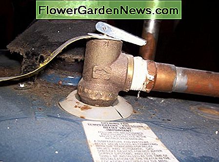 Dette er et eksempel på en topmonteret T & P-ventil. This is an example of a top mounted T&P valve.