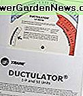 Trane TD1 Ductulator mit Hülse, Kanalgrößenrechner
