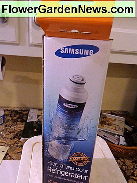 Een OEM Samsung-filter. An OEM Samsung filter.