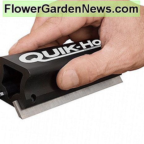 Quick-Hone macht das Schärfen von Hobelmessern einfach. Quick-hone makes sharpening planer blades easy.
