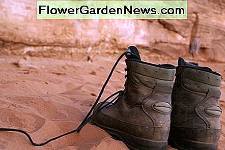 Hiking boots treated with NeverWet will keep your feet dry - at least for a while.