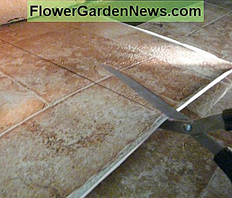 Vinylfliese schneiden Cutting vinyl tile