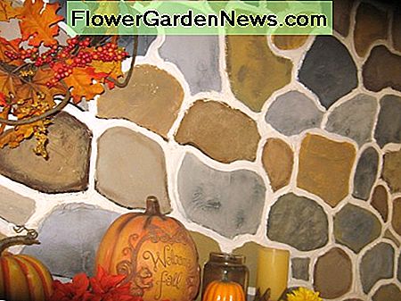 Wenn Sie verschiedene Farbtöne der gleichen Farbfamilie verwenden, werden Ihre Kunststeine realistischer aussehen. Using different shades of the same color family will make your faux stones look more realistic.