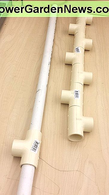 Der gelbe Farbton dieser Pipe identifiziert ihn als CPVC. This pipe's yellow hue identify it as CPVC.