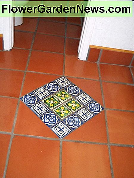 Badezimmerdiamant in Talavera Fliese. Bathroom diamond in talavera tile.