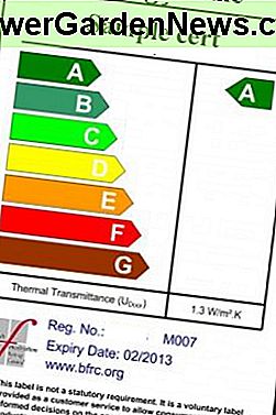 Prøve pvc vindues certifikat Sample pvc window cert