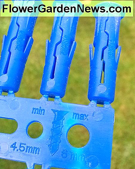 Wanddübelbefestigungen (manchmal genannt Wall plugs fixings (sometimes called