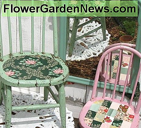 Patchwork-Stühle sitzen Patchwork seated chairs