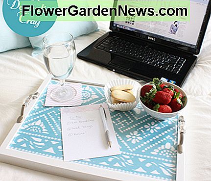 Dekoratives und funktionelles Tablett aus einem Bilderrahmen. Decorative and functional tray made from a picture frame.