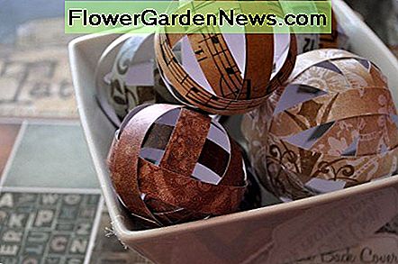 Dekorative Papierbälle Decorative paper balls