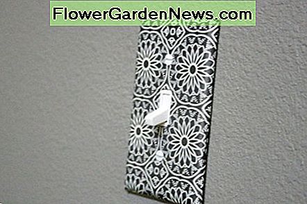 DIY dekorative Lichtschalter Platte DIY decorative light switch plate