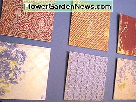 Scrapbook Papier Wandkunst Scrapbook paper wall art