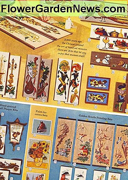 Čia yra katalogo puslapis iš 1966 m. Sears knygos - rodantis šį meną ir daugelį kitų dizainų. Here is a catalog page from a 1966 Sears book - showing this art as well as many other designs.