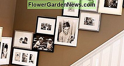 Een geweldig idee voor het weergeven van trappenhuizen. A great idea for a stairwell display.