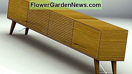 Teak ตู้กระจกสไตล์สแกนดิเนเวียยุคกลางยุคกลางสมัยใหม่ Teak Mid-Century Modern Scandinavian Style Sideboard