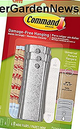 Command Large Universal Picture KleiderbĂŒgel mit Frame Stabilizer Strips, 3-KleiderbĂŒgel, HĂ€nge 5-Pfund (17047-3ES)