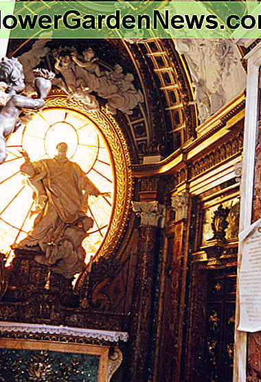 Baroko stiliaus apšvietimas ir dizainas koplyčioje San Girolamo della Carità bažnyčioje Romoje Baroque style lighting and design in a chapel at the San Girolamo della Carità church in Rome