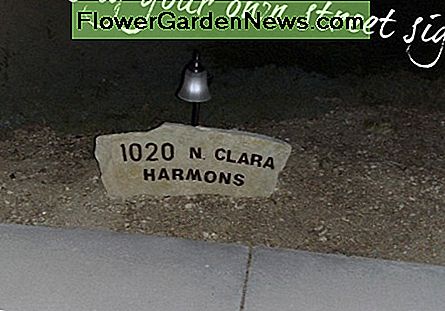 Es ist nicht schwierig, ein eigenes Straßenschild aus graviertem Stein zu machen. Making your own street sign from engraved stone isn't difficult.