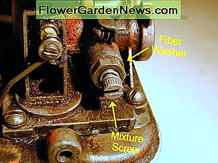 Mengsel stelschroef. Mixture adjustment screw.