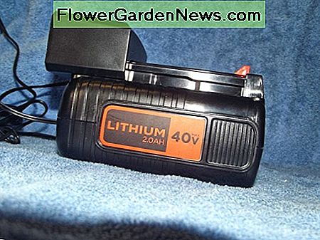 Black & Decker LBX2040 Akku an LCS436 Ladegerät angeschlossen Black & Decker LBX2040 battery connected to LCS436 charger
