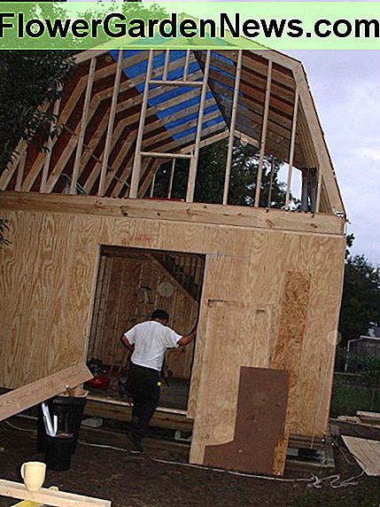 Teildach an Ort und Stelle Partial Roof in place
