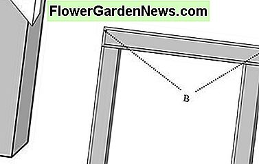 Bauen Sie preiswertes Gewächshaus - das Befestigen des Türrahmens, um mit PVC-Rohren zusammenzupassen Building Cheap Greenhouse - fixing the door frame to fit with PVC pipes