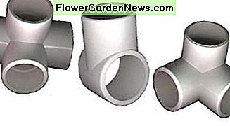 Bauen Sie preiswertes Gewächshaus - PVC-Verbindungsstücke, die Sie benötigen. Build Cheap Greenhouse - PVC connectors you will need.