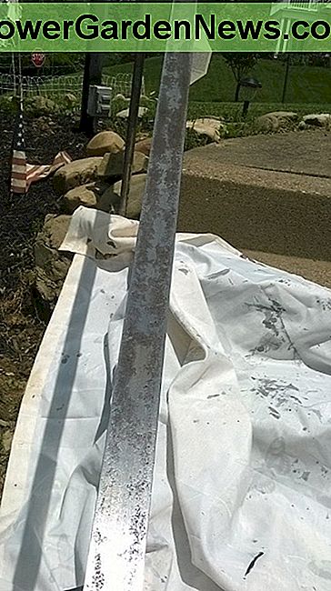 Fuldt slibet rækværk. Fully sanded railing.