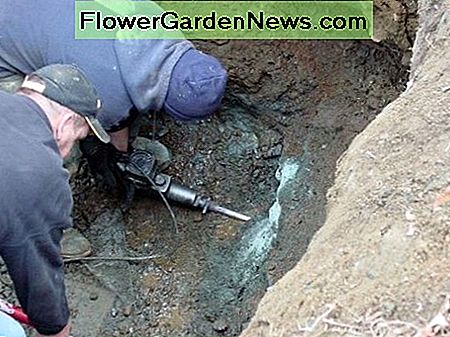 Snijgrond dus wortelkelder past Cutting Bedrock So Root Cellar Will Fit