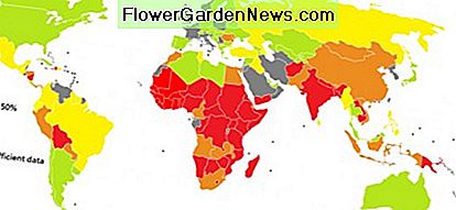 Vandens valymo pasaulio žemėlapis Water Treatment World Map