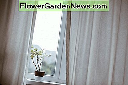 Les rideaux transparents vous permettent de voir, mais personne ne peut le voir Sheer window curtains let you see out, but no one can see in