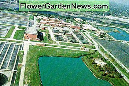 Calumet Water Reclamation Plant, designed to treat wastewater from 300 square miles of Chicago and some of its suburbs. Provides primary and secondary treatment, removing 90% of its contaminants.