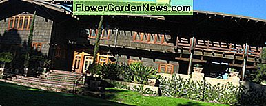 Das Glücksspiel-Haus, Pasadena, Kalifornien. The Gamble House, Pasadena, California.