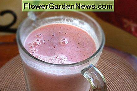 Braškių skiautinių puodelis Pitcher Of Strawberry Smoothies