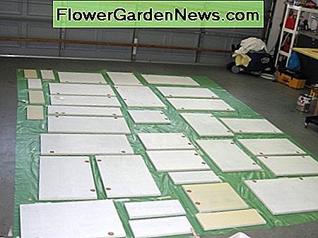 mein Lackatelier - der Garagenboden my paint studio - the garage floor