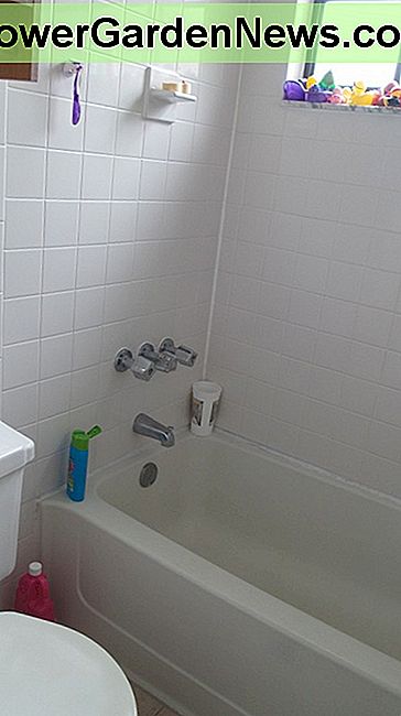 Make sure to check grout and caulk around the tub and shower. Photo by AMB