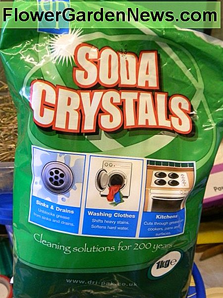 a bag of soda crystals, also known as sodium carbonate or washing soda